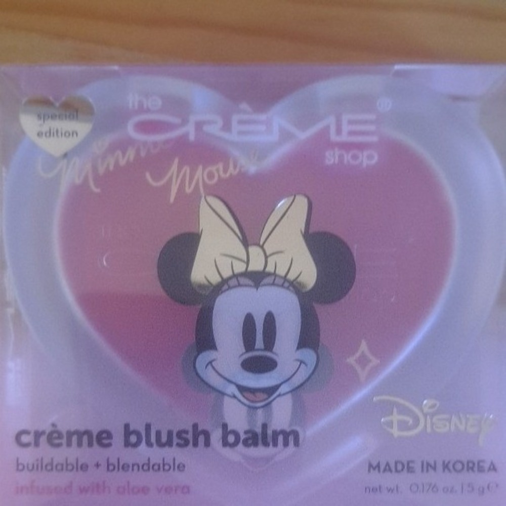 The Crème‎ Shop Disney Minnie Mouse Creme Blush Balm Date Night Color Aloe Vera